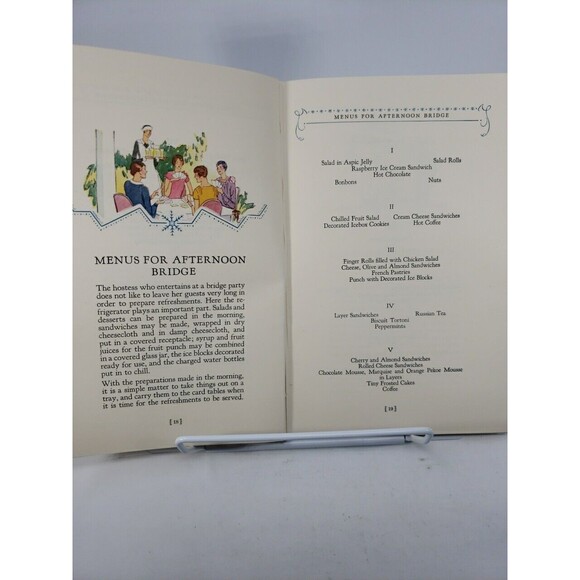 Electric Refrigerator Recipes and Menus Cookbook 1928 General Electric GE - Picture 10 of 16